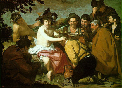 Velasquez : Le triomphe de Bacchus