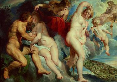 Pierre-Paul Rubens (1577-1640) - Ixion , roi des Lapithes , trompé par Junon
