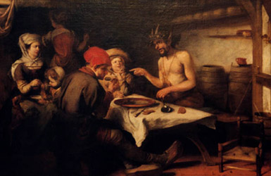 Barent Fabritius 1624-1673: Le Satyre chez les paysans